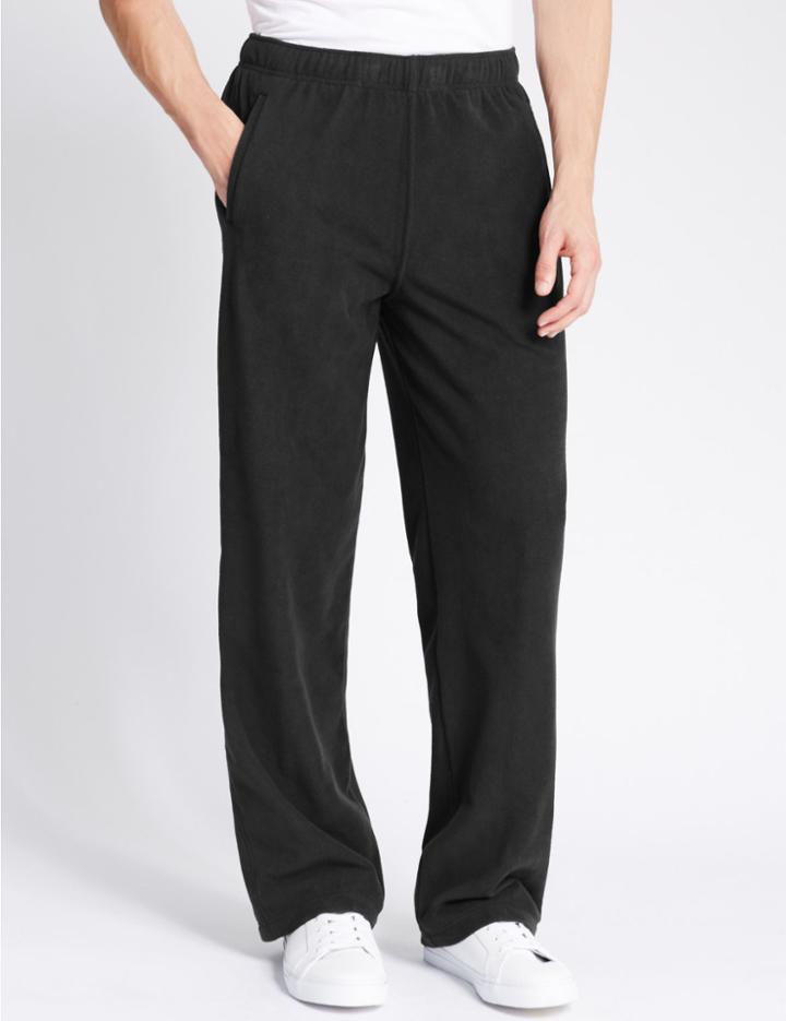 Marks & Spencer Fleece Joggers Black