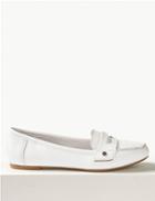Marks & Spencer Penny Loafers White