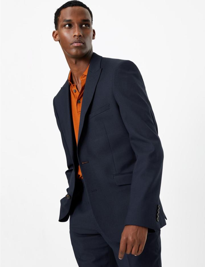Marks & Spencer Skinny Fit Jacket Navy