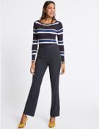 Marks & Spencer Zipped Pocket Trousers Dark Navy