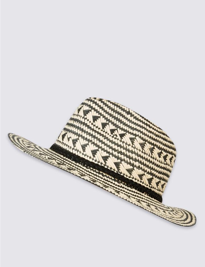 Marks & Spencer Havana Pom Pom Hat Natural Mix