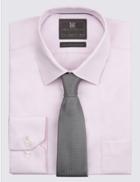 Marks & Spencer Pure Silk Textured Tie Grey