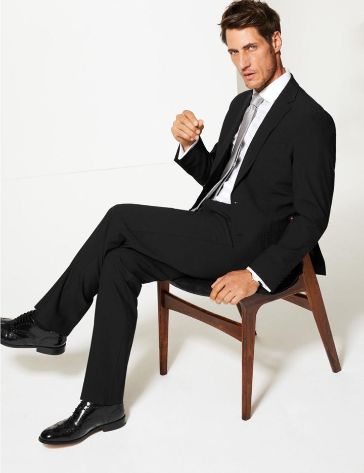 Marks & Spencer The Ultimate Black Regular Fit Jacket Black