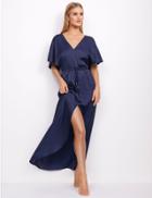 Marks & Spencer Satin Beach Dress Blue