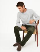Marks & Spencer Cotton Rich Stretch Cords Green