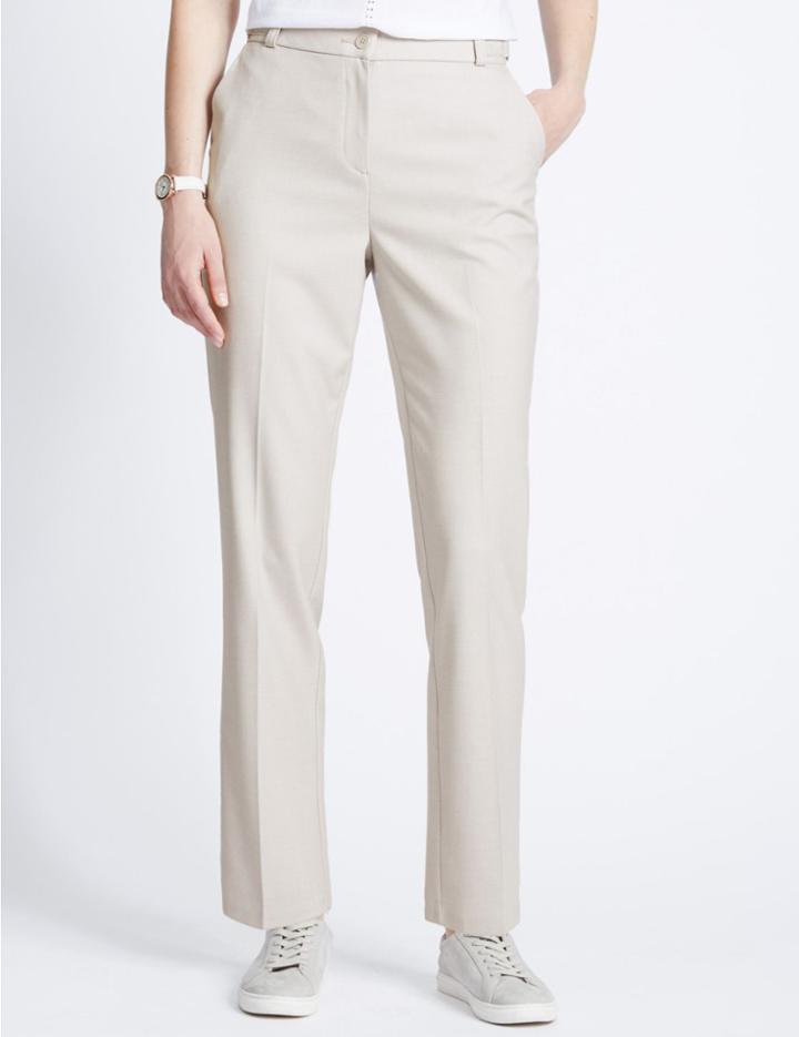 Marks & Spencer Straight Leg Trousers Grey