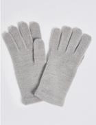 Marks & Spencer Soft Knitted Touchscreen Gloves Grey Mix