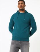 Marks & Spencer Pure Cotton Hoodie Dark Turquoise