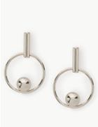 Marks & Spencer Circle Ball Stud Earrings Silver Mix