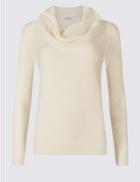 Marks & Spencer Cowl Neck Jumper Winter White