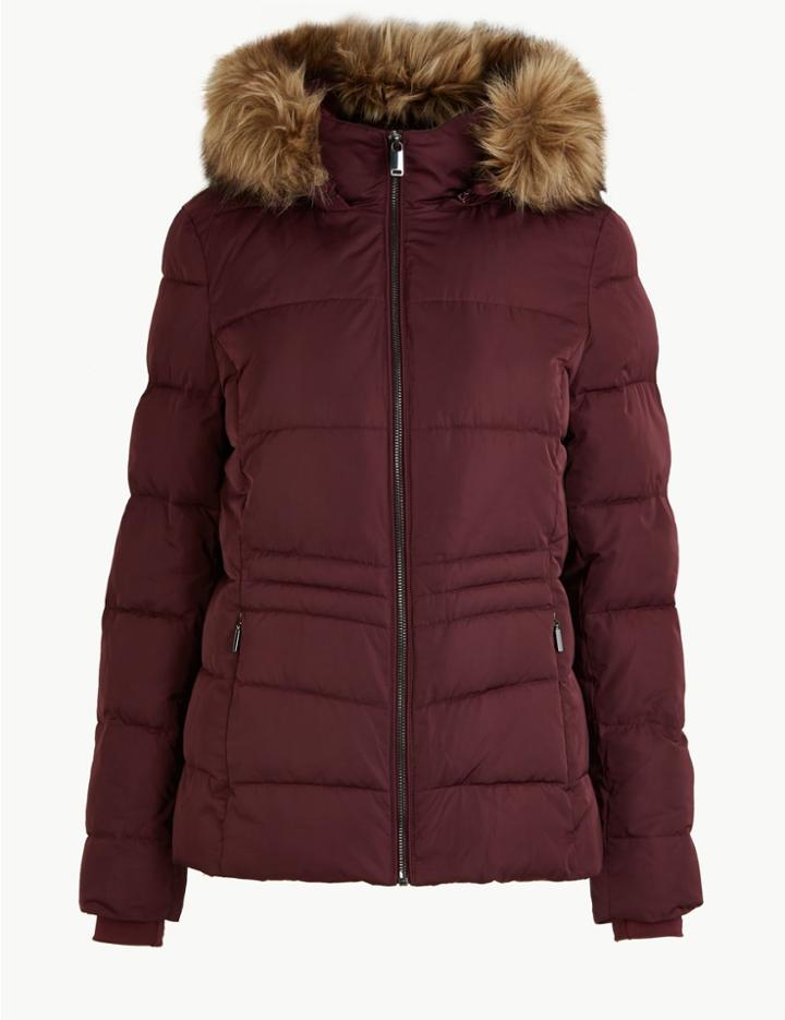 Marks & Spencer Padded Jacket Berry