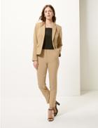 Marks & Spencer Slim Leg Trousers Camel