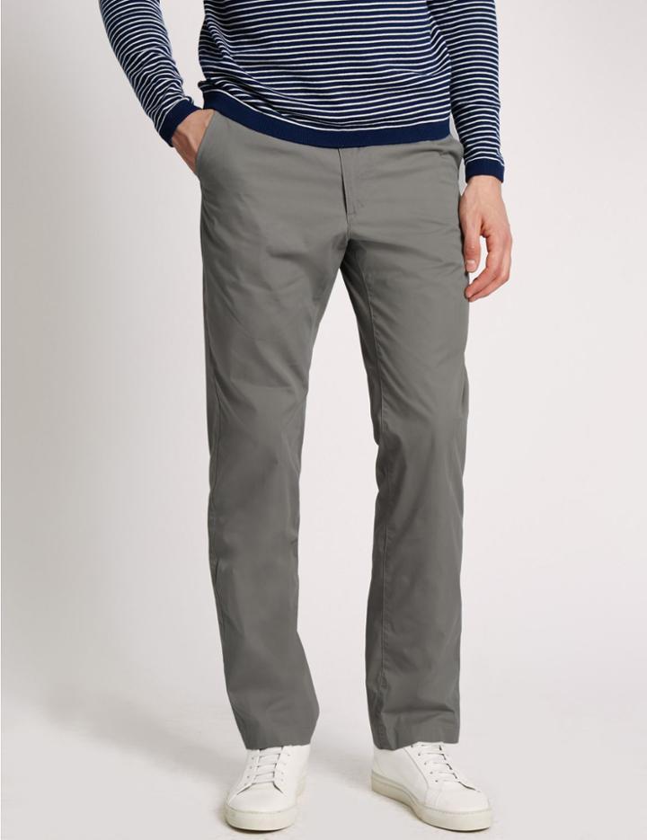Marks & Spencer Super Lightweight Regular Fit Chinos Grey