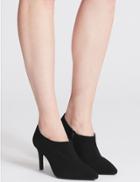 Marks & Spencer Stiletto Heel Side Zip Shoe Boots Black