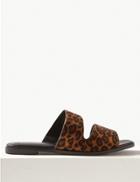Marks & Spencer Asymmetric Mule Sandals Brown Mix