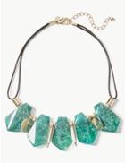 Marks & Spencer Pebble Necklace Turquoise