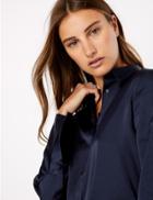 Marks & Spencer Satin Flared Cuff Shirt