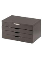 Marks & Spencer Rectangular Faux Leather Large Jewellery Box Mink Mix