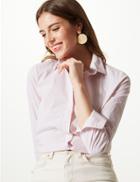 Marks & Spencer Striped Long Sleeve Shirt Pink