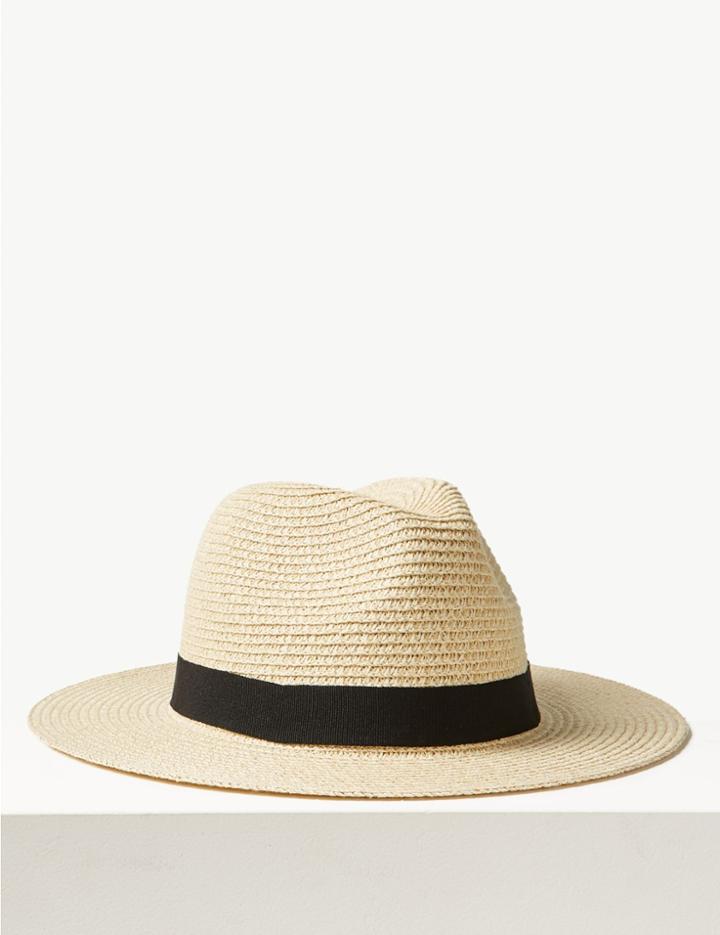 Marks & Spencer Classic Fedora Hat Cream Mix