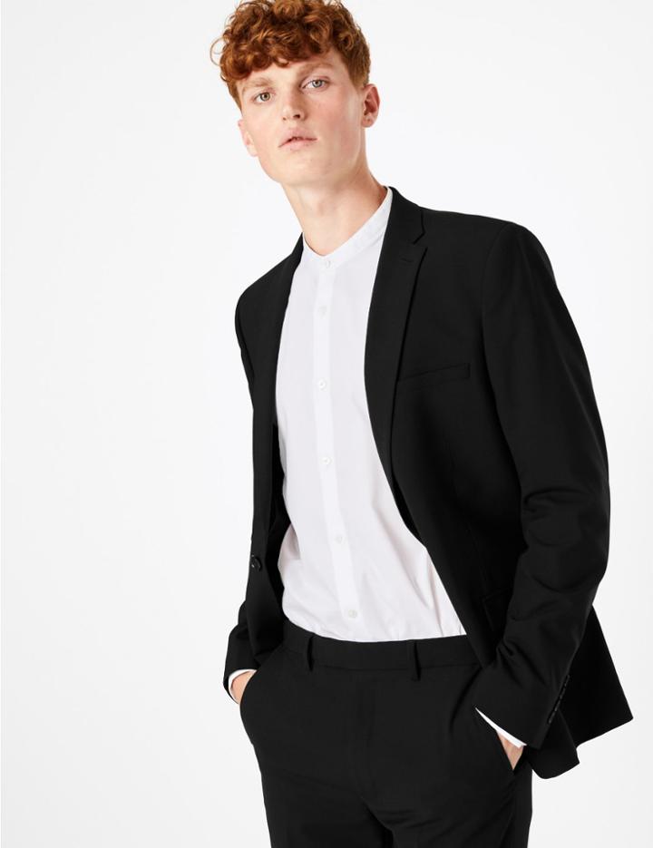 Marks & Spencer The Ultimate Black Skinny Fit Jacket Black