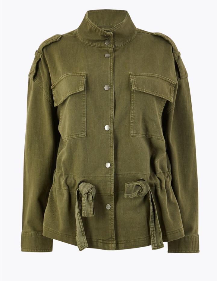 Marks & Spencer Field Jacket Light Khaki