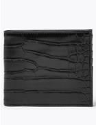 Marks & Spencer Mock Crocodile Leather Wallet With Cardsafe&trade; Black