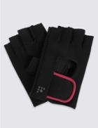 Marks & Spencer Active Fingerless Gloves Black Mix