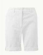 Marks & Spencer Pure Cotton Chino Shorts Soft White