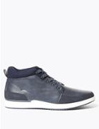 Marks & Spencer Cupped Sole Casual Boots Navy