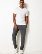 Marks & Spencer Slim Fit Cotton Joggers Charcoal