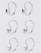 Marks & Spencer Assorted Diamant Earrings Set Blue