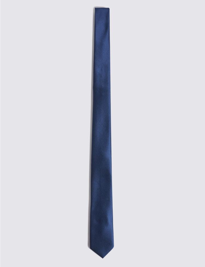 Marks & Spencer Skinny Fit Textured Tie Navy Mix