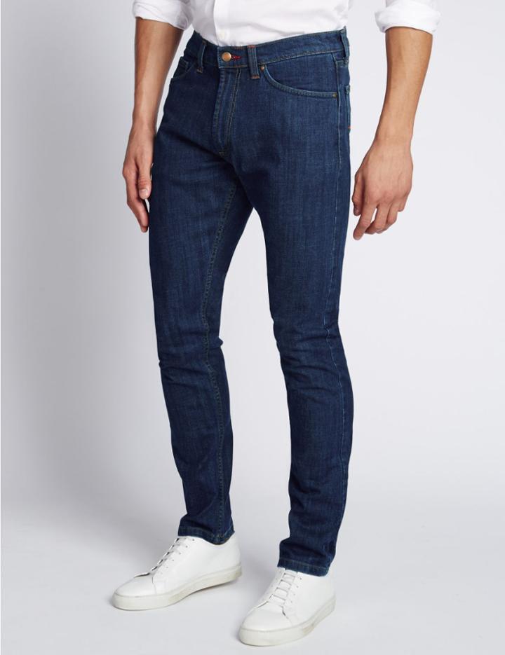 Marks & Spencer Slim Fit Staynew&trade; Stretch Jeans Medium Blue