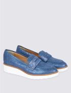 Marks & Spencer Leather Loafers With Insolia Flex&reg; Blue