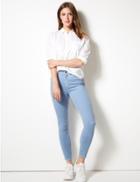 Marks & Spencer Mid Rise Super Skinny Jeans Periwinkle