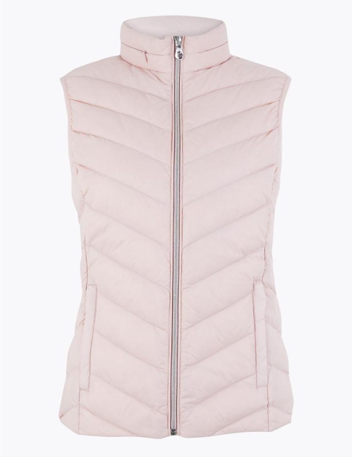 Marks & Spencer Lightweight Down & Feather Gilet Dusky Rose