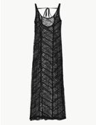 Marks & Spencer Lace Maxi Slip Beach Dress Black
