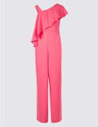 Marks & Spencer Frill Jumpsuit Pink