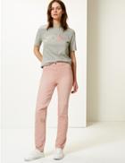 Marks & Spencer Sienna Straight Leg Jeans Pink