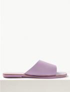 Marks & Spencer Leather Mule Sandals Lilac
