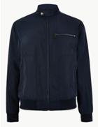 Marks & Spencer Stormwear&trade; Biker Jacket Navy