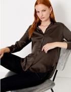 Marks & Spencer Satin Long Sleeve Blouse