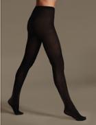 Marks & Spencer 3 Pair Pack 40 Denier Supersoft Opaque Tights Black