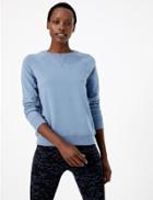 Marks & Spencer Vintage Wash Sweatshirt Light Blue