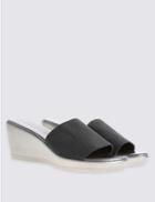 Marks & Spencer Wedge Heel Mule Sandals With Insolia&reg; Black