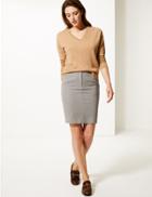 Marks & Spencer Checked A-line Mini Skirt