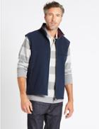 Marks & Spencer Textured Zipped Through Gilet Navy