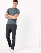 Marks & Spencer Skinny Trousers With Stretch Grey