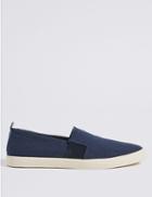 Marks & Spencer Cupped Slip-on Pump Shoes Navy